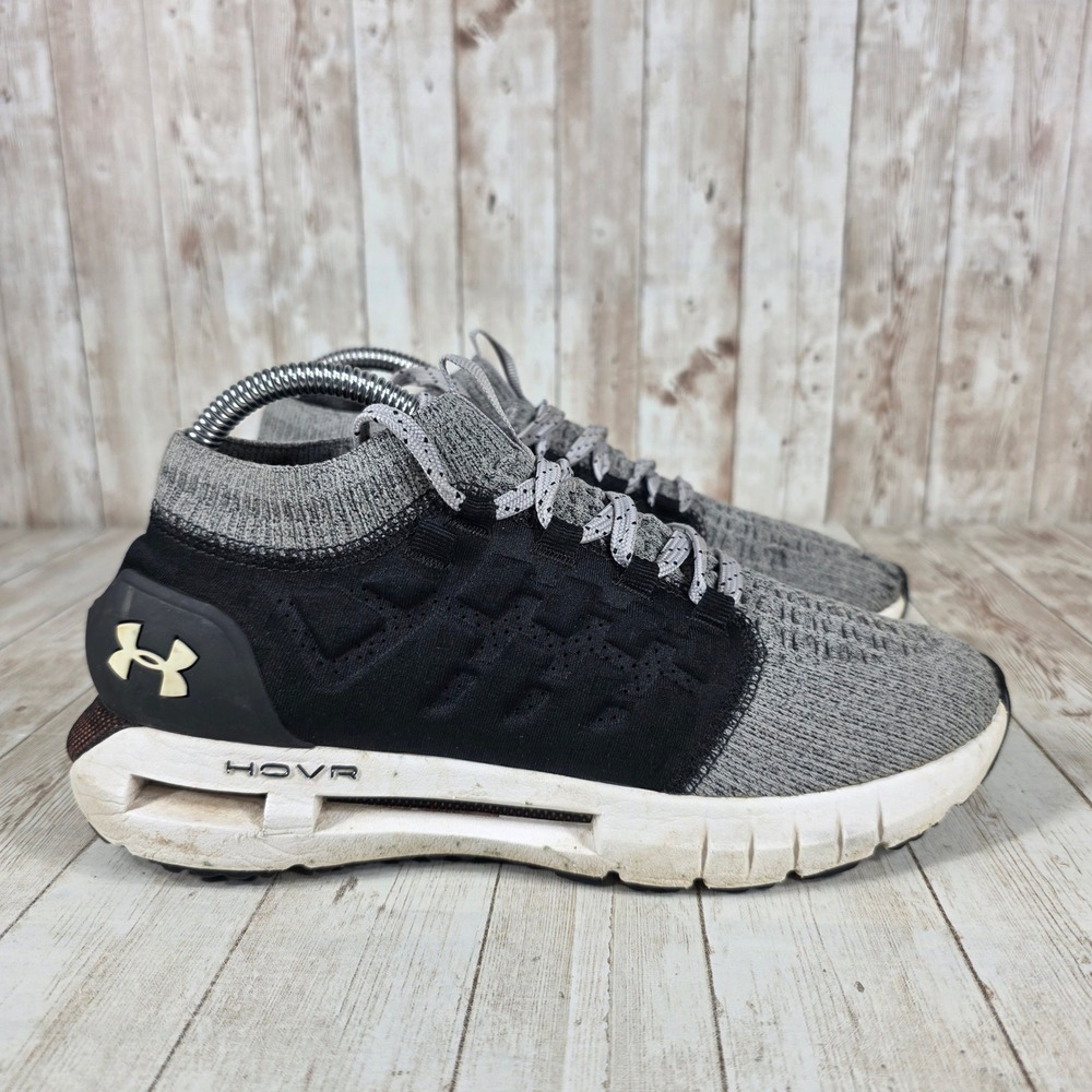 Under Armour HOVR Phantom SE Knit Running Shoes Women's Size‎ 9 Grey Black